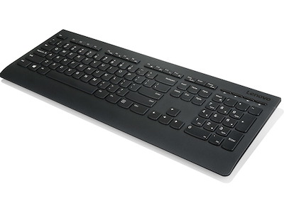 Lenovo 4X30H56854 tastatur Kontor RF trådløst QWERTZ Tysk Sort