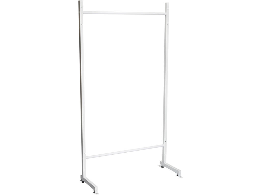 Tøjstativ enkel grunddel, Nostalgi, L=1000 mm hvid, Essem Design DK