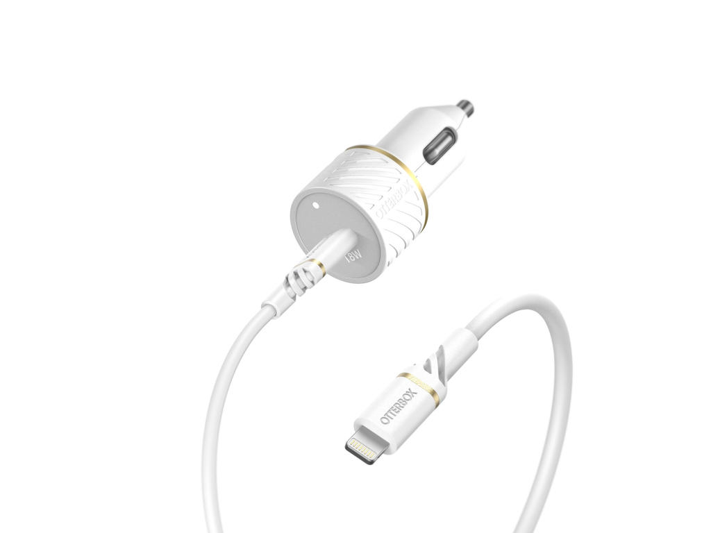 OtterBox Car Charger Smartphone, Tablet Hvid Cigartænder Automatisk