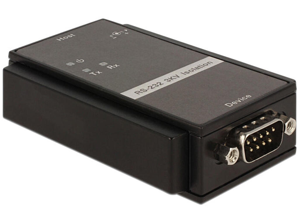 DeLOCK 62500 kabel kønsskifter RS-232 Sort