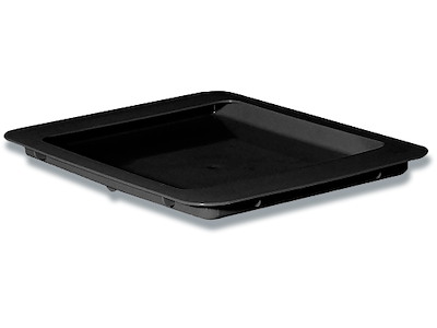 Låg til affaldsspand, 10 liter, Sort, Avedøre