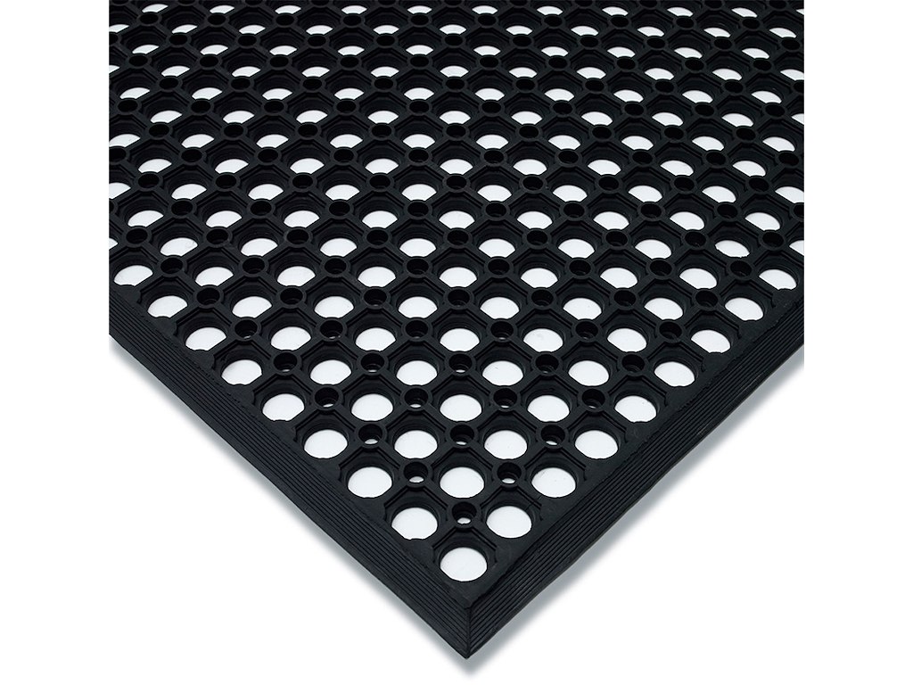 Dørmåtte, 91x152 cm, Sort, Indendørs og udendørs, Matting Yoga Light