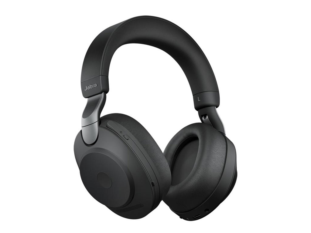 Jabra Evolve2 85 Headset Kabel & trådløs Kontor/Callcenter USB Type-C Bluetooth Sort