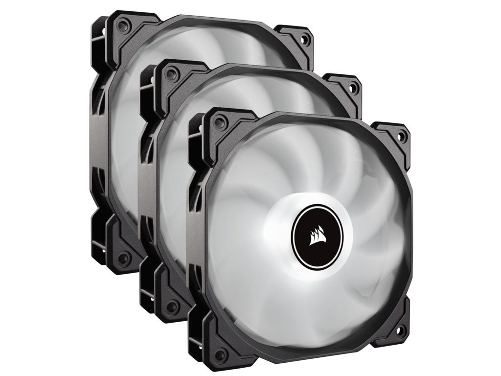 Corsair Air CO-9050082-WW Computerkølesystem Computerkabinet Ventilator 12 cm Sort, Hvid