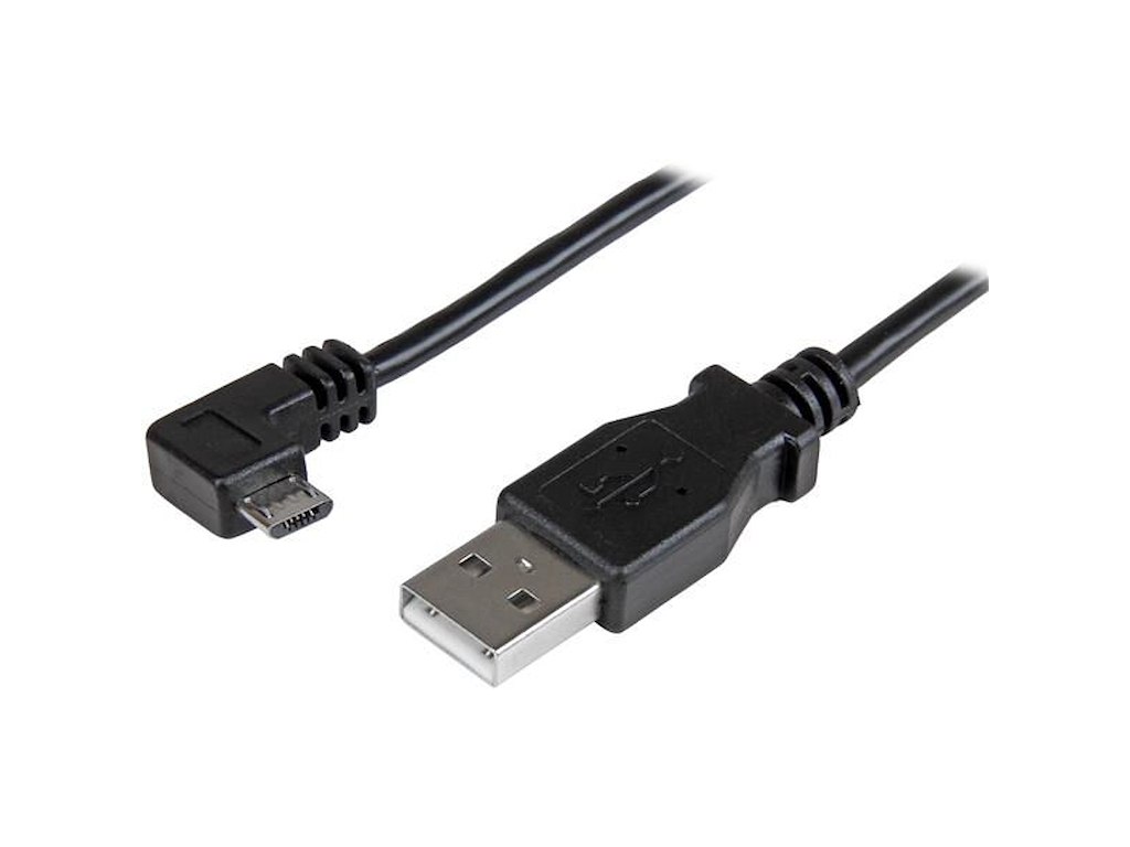 StarTech.com USBAUB50CMRA USB-kabel USB 2.0 0,5 m USB A Micro-USB A Sort