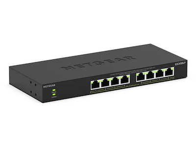 NETGEAR GS308LP Ikke administreret Gigabit Ethernet (10/100/1000) Strøm over Ethernet (PoE) Desktop Sort