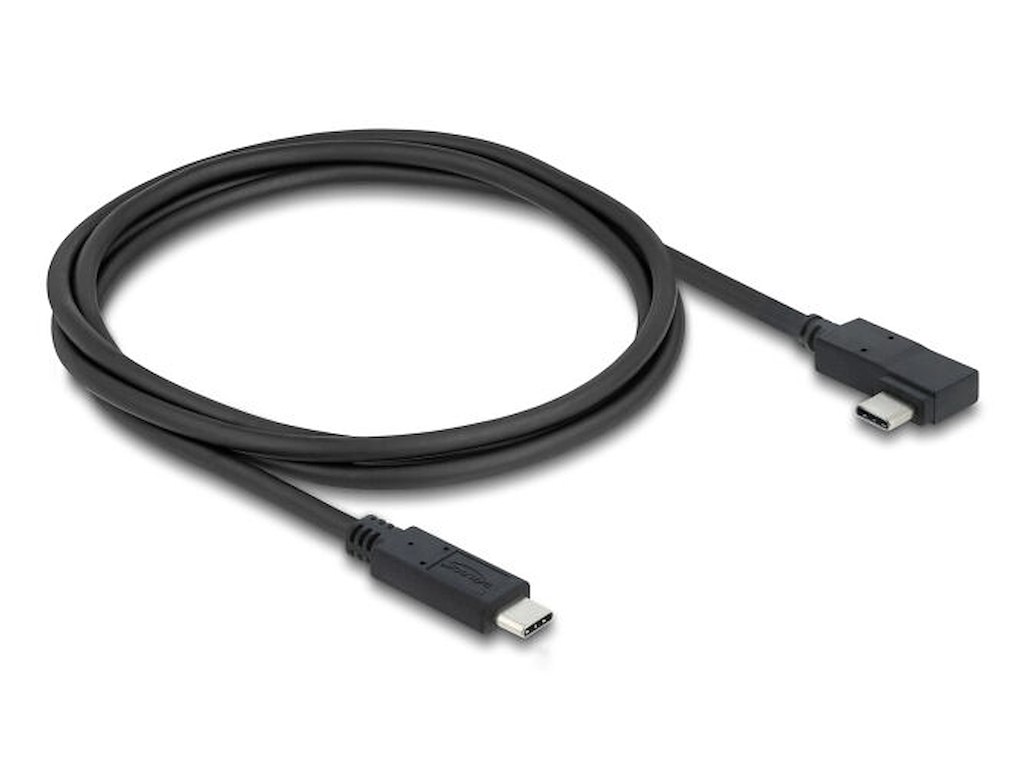 DeLOCK 81710 USB-kabel USB4 Gen 3x2 1 m USB C Sort