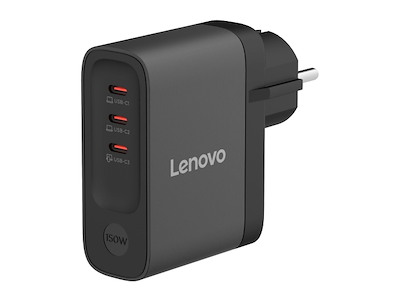 Lenovo 40AW150BEU oplader til mobil enhed Universel Sort Vekselstrøm Indendørs