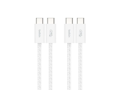 Belkin BoostCharge USB-kabel USB 2.0 USB C 240 W Hvid