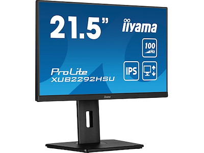 iiyama ProLite XUB2292HSU-B6 computerskærm 54,6 cm (21.5") 1920 x 1080 pixel Fuld HD LED Sort