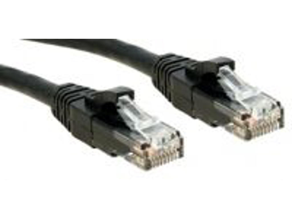 Lindy Cat.6 UTP Premium 0.5m netværkskabel Sort 0,5 m