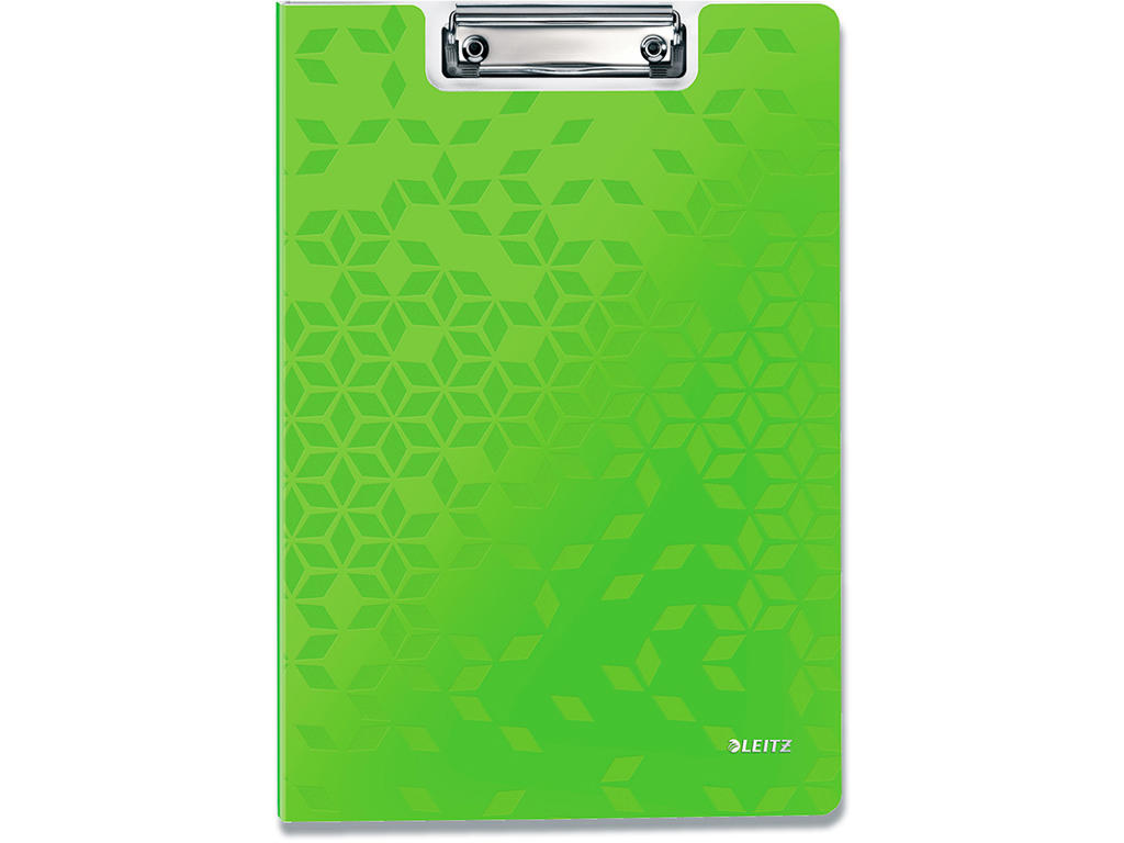 Clipboard, Grøn, Med forside, A4, Leitz WOW