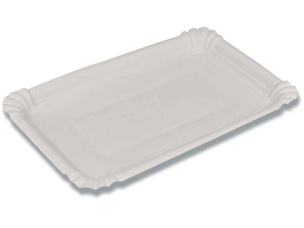 Pølsebakker, Hvid, 20x13 cm, 250 bakker, Abena 