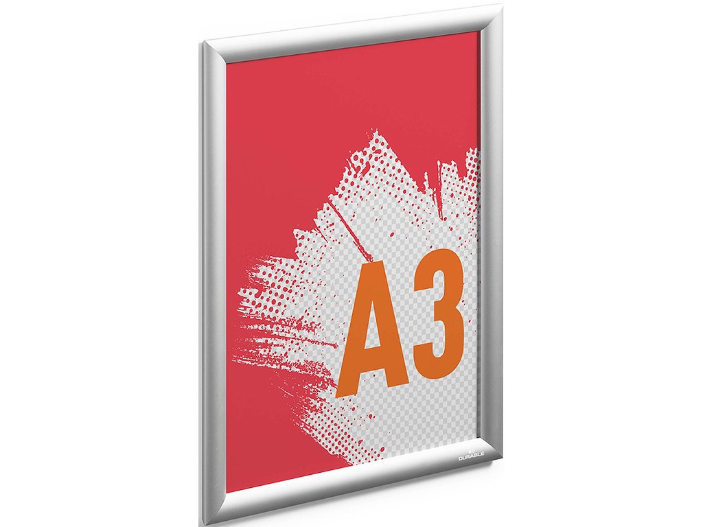 Klikramme, Aluminium, A3, Alu, Durable OUTDOOR