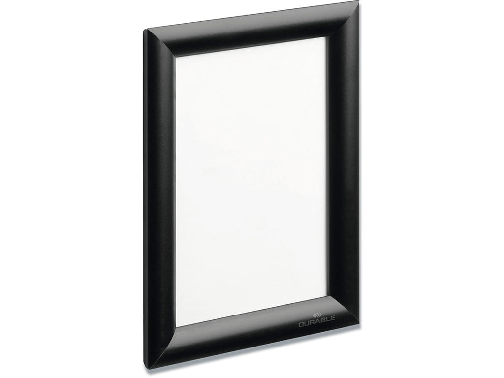 Klikramme, Aluminium, A5, Sort, Durable