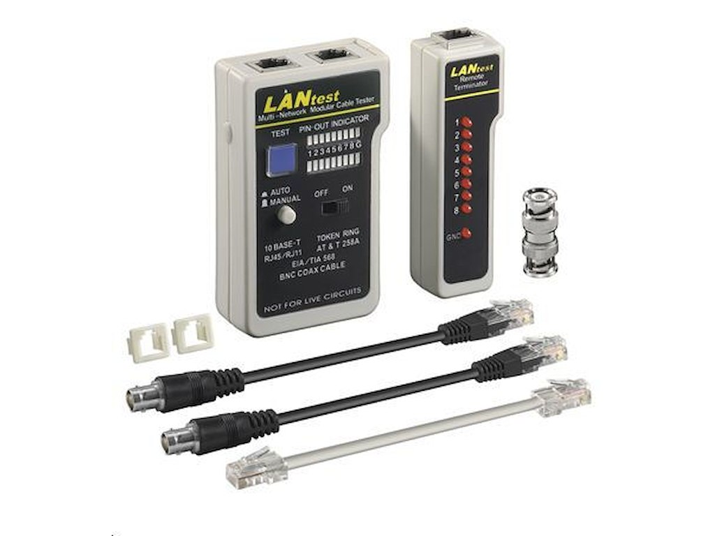 Microconnect CAB-TEST4 netværkskabeltester Grå