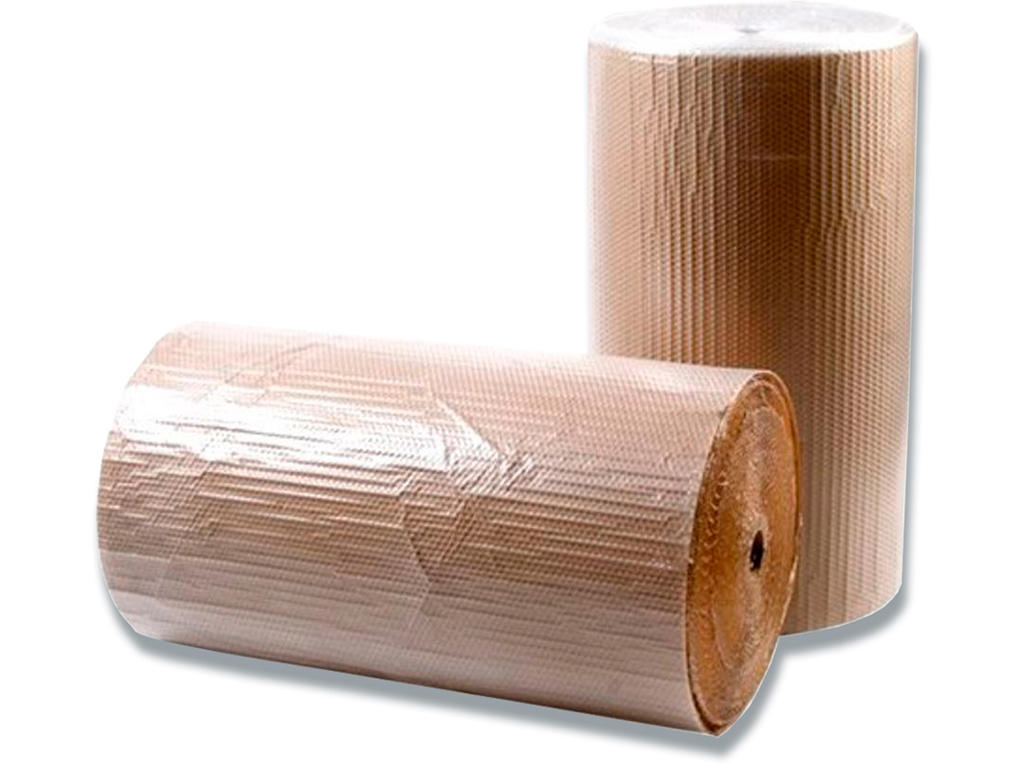 Bobleplast, 100cm x 100m, Plast, Bobbeldiameter: Ø10 mm, Med brunt papir 
