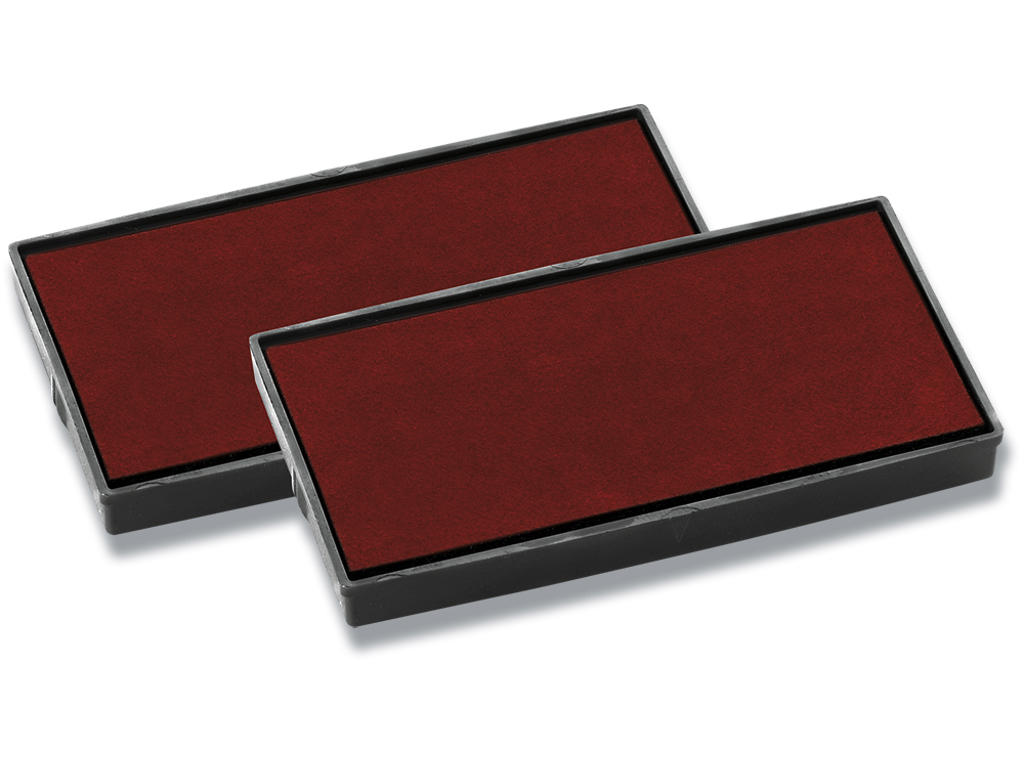 Stempelpude, 2 stk, Rød, E/50/1RD, Til Colop Printer 50