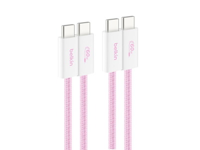 Belkin BoostCharge USB-kabel USB 2.0 USB C Lyserød