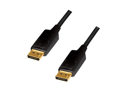 LogiLink CD0100 DisplayPort kabel 1 m Sort