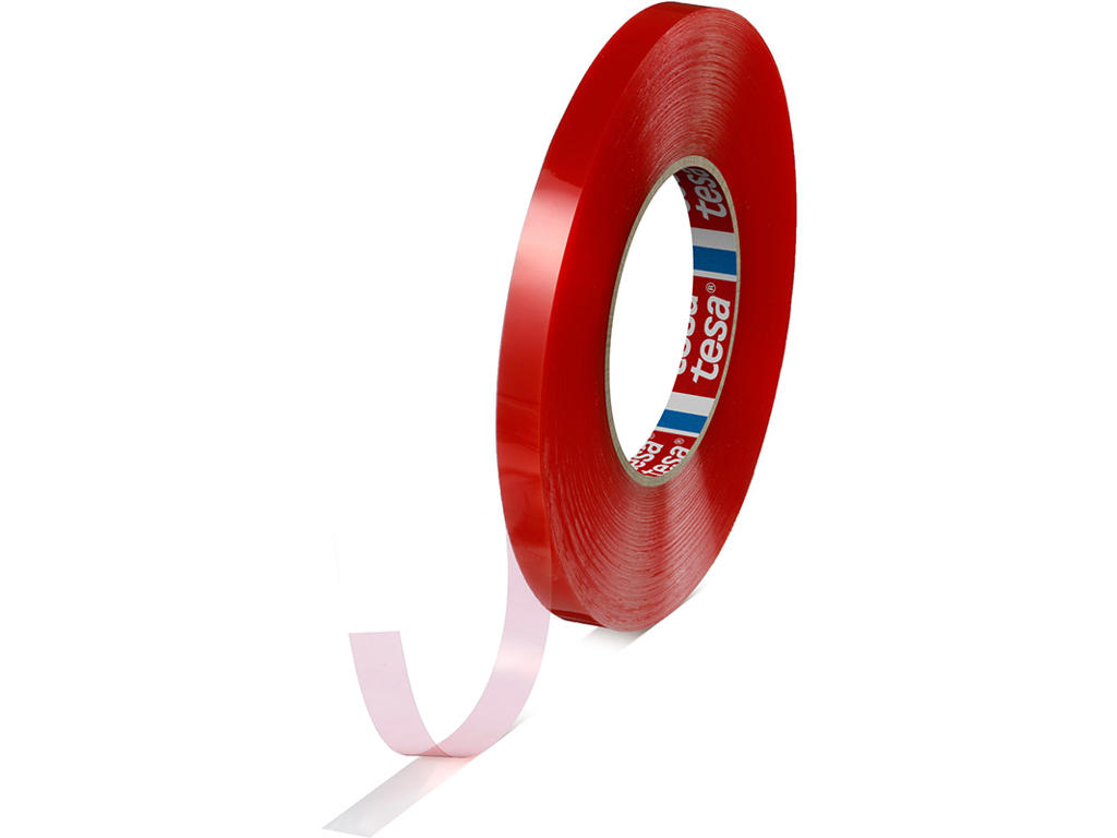 Tape - dobbeltklæbende, Montering, 12mm x 50m, 1 rulle, Tesa 4965