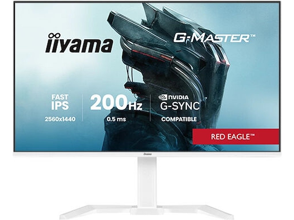 iiyama G-MASTER GB2771QSU-W1 computerskærm 68,6 cm (27") 2560 x 1440 pixel Wide Quad HD Hvid