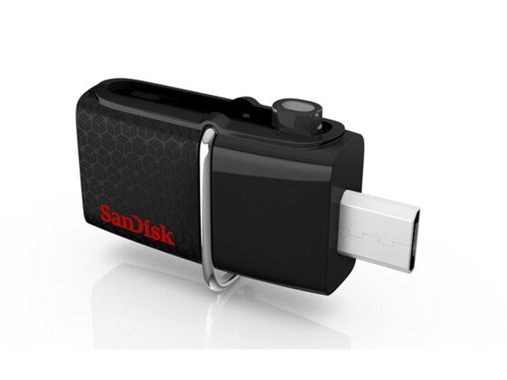 SanDisk Ultra Dual USB Drive 3.0 USB-nøgle 64 GB USB Type-A / Micro-USB 3.2 Gen 1 (3.1 Gen 1) Sort