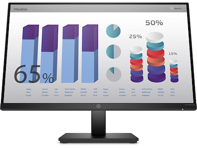 HP P24q G4 computerskærm 60,5 cm (23.8") 2560 x 1440 pixel Quad HD LED Sort