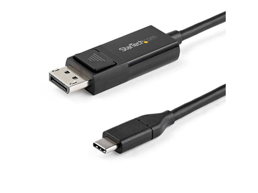 StarTech.com CDP2DP1MBD videokabel adapter 1 m DisplayPort USB Type-C Sort