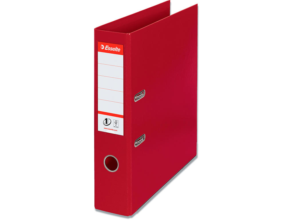 Brevordner, A4, 7.5 cm, Bordeaux, Esselte No.1 Bred