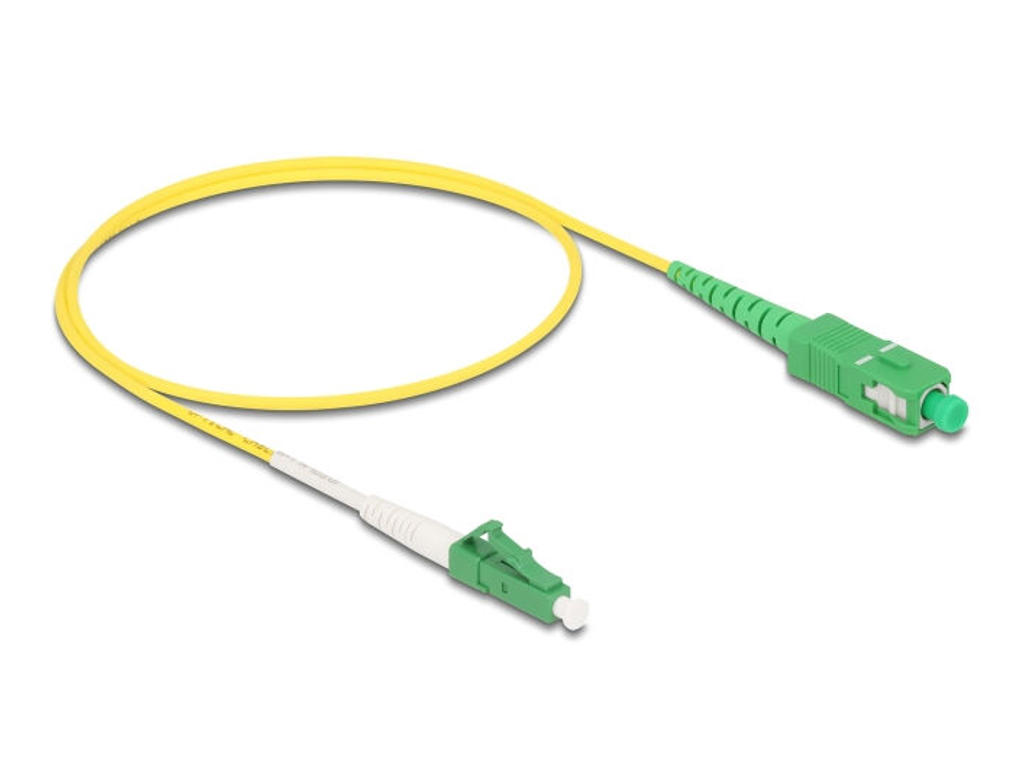 DeLOCK 83234 InfiniBand og fiberoptisk kabel 0,5 m LC SC LC/APC Gul