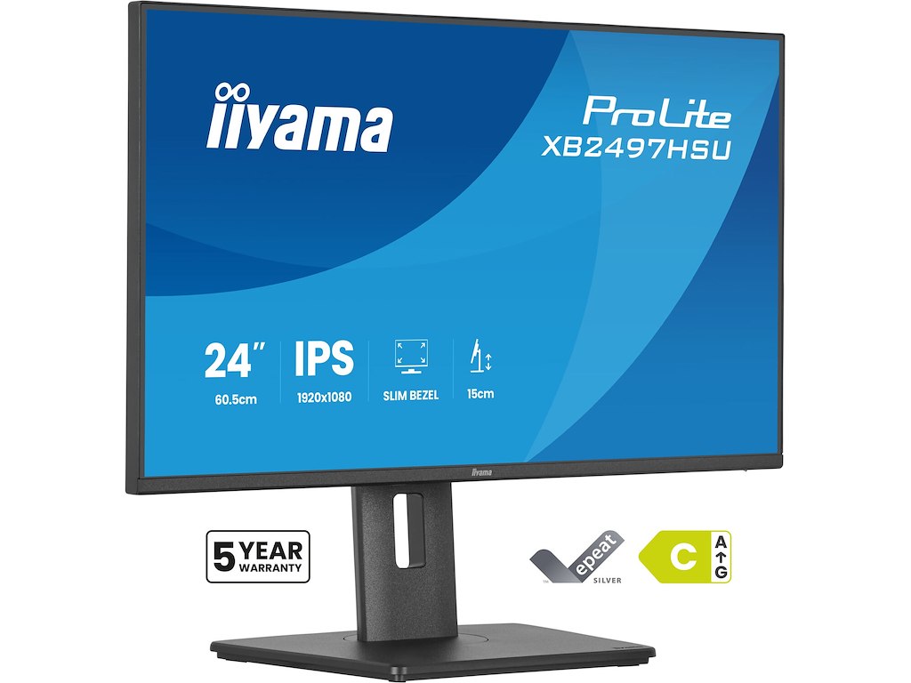iiyama ProLite XB2497HSU-B1 computerskærm 60,5 cm (23.8") 1920 x 1080 pixel Fuld HD LED Sort
