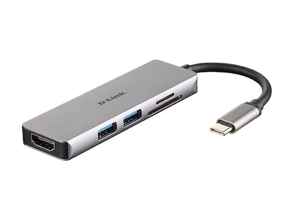 D-Link DUB-M530 dockingstation Ledningsført USB 3.2 Gen 1 (3.1 Gen 1) Type-C Aluminium
