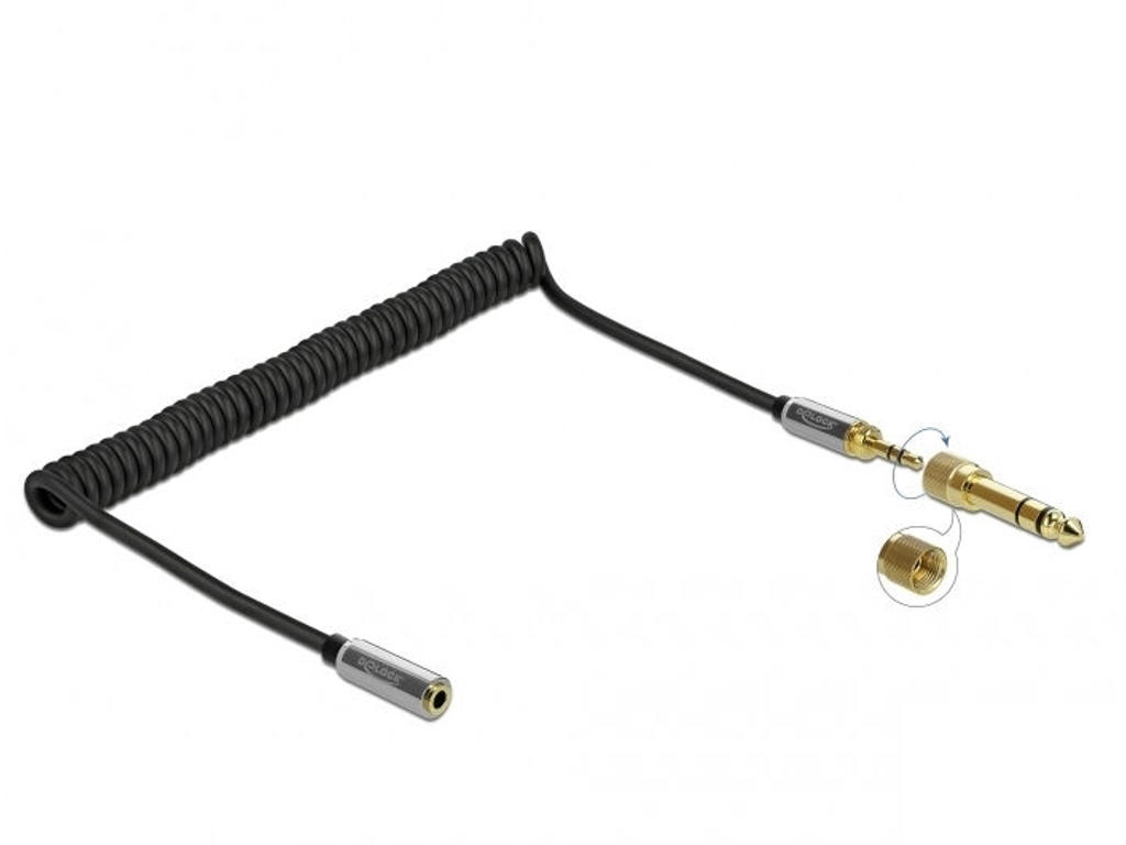 DeLOCK 85832 lydkabel 2 m 3.5mm Sort