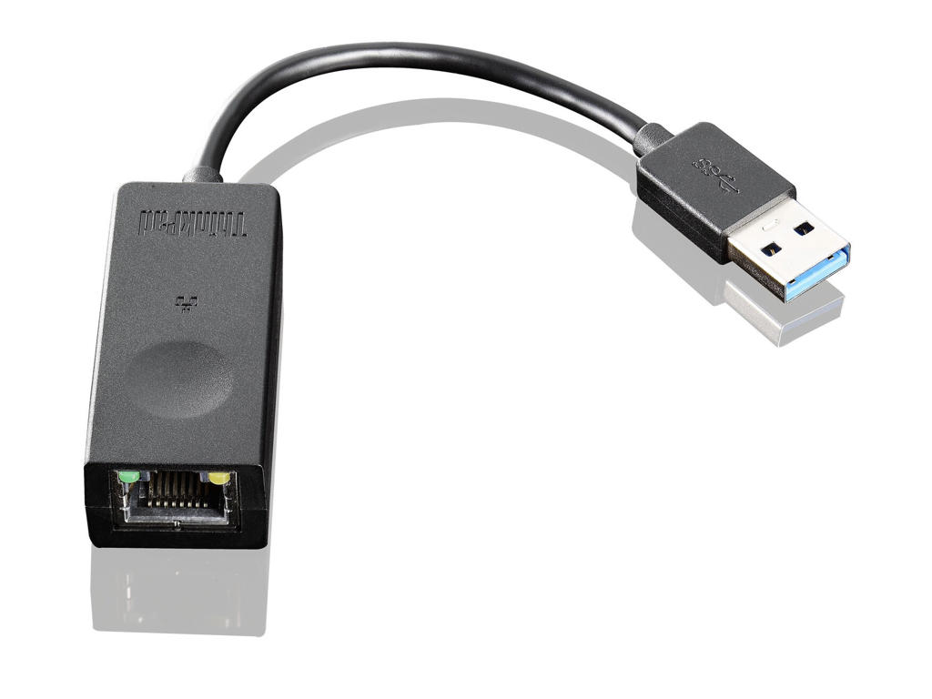 Lenovo 03X6840 kabel kønsskifter RJ-45 USB 2.0 Type-A Sort