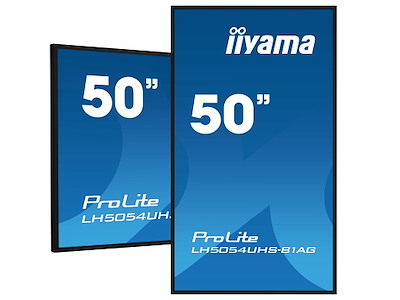 iiyama LH5054UHS-B1AG skilte display Digital fladpaneldisplay 125,7 cm (49.5") LCD Wi-Fi 500 cd/m² 4K Ultra HD Sort Indbygget processer Android 11 24/7