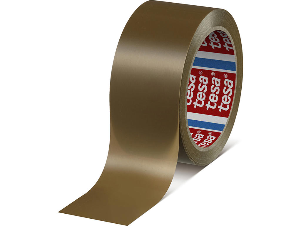 Tape - emballage, 50mm x 66m, Brun, 1 rulle, Tesa 4120