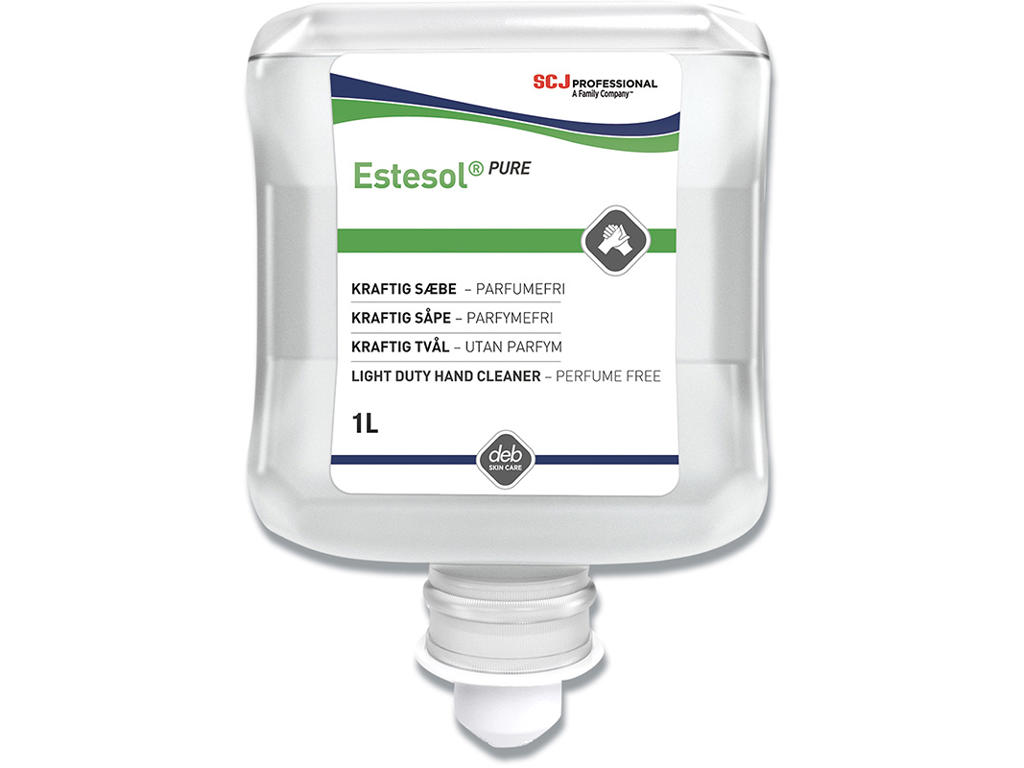 Håndsæbe, Flydende, Refill, 1000 ml, SCJ Professional Estesol Pure