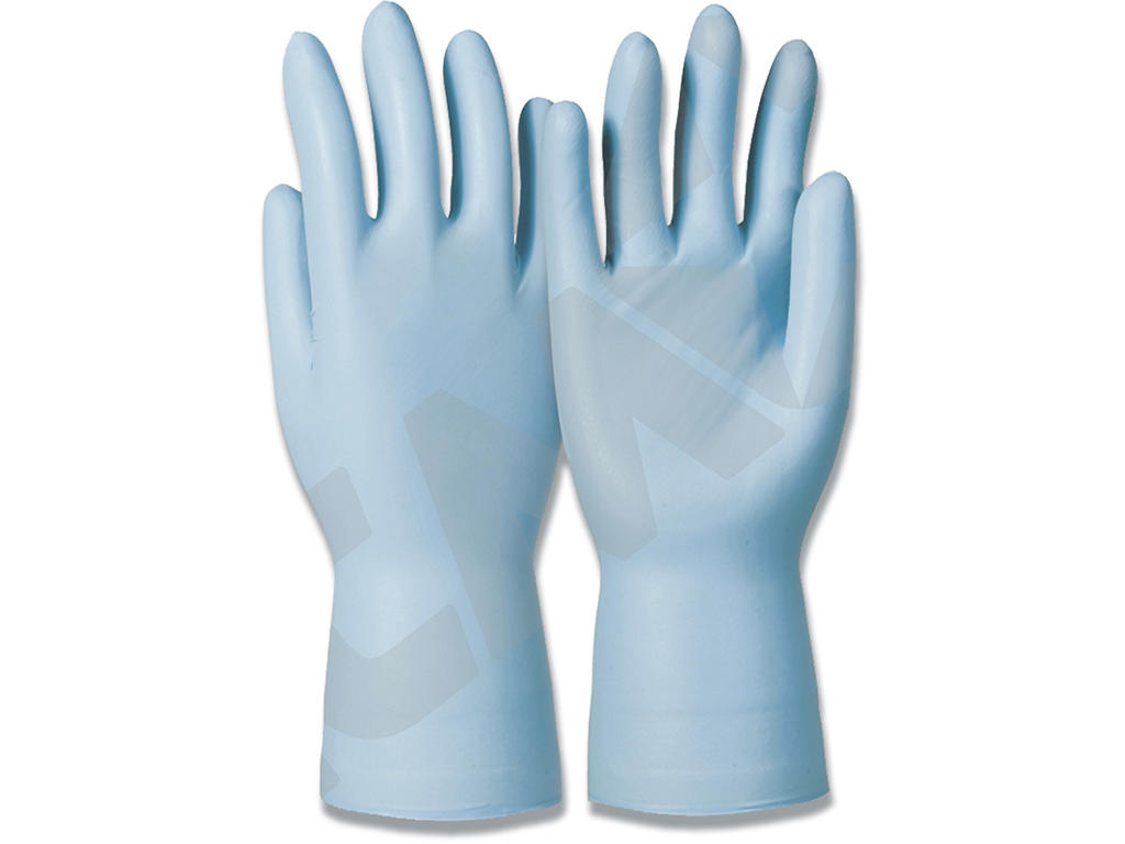 Handske KCL Dematril P743 blå 28cm, str 9, 50stk/pk