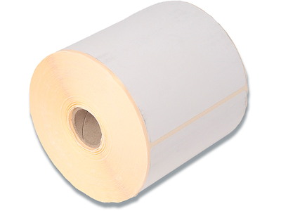 Etiketter, 60x80 mm, Hvid, 1000 etiketter i alt, Thermo Uden tryk - hvid top