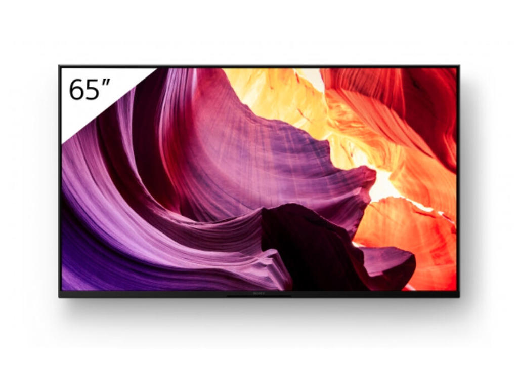 Sony FWD-65X80K skilte display Digital fladpaneldisplay 165,1 cm (65") LCD Wi-Fi 438 cd/m² 4K Ultra HD Sort Indbygget processer Android 10