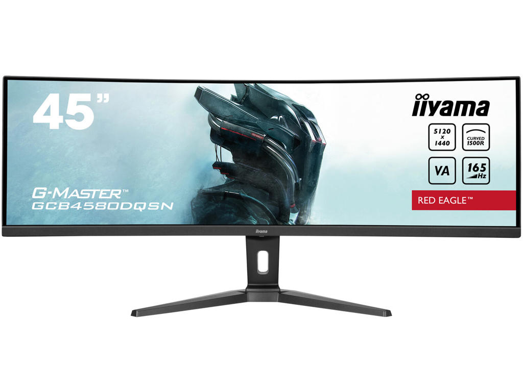 iiyama G-MASTER RED EAGLE CURVED computerskærm 113 cm (44.5") 5120 x 1440 pixel Dual QHD LED Sort
