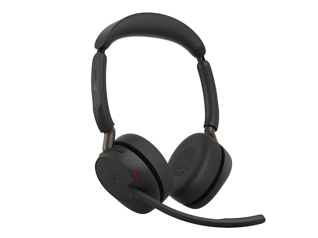 Jabra Evolve3 65 Headset Trådløs Kontor/Callcenter USB Type-A Bluetooth Sort