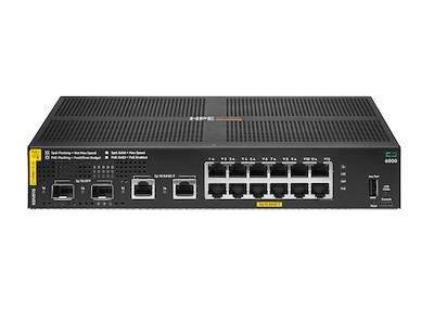 HPE Aruba Networking CX 6000 12p 10M/100M/1G Class4 PoE 2p SFP 1G 139W Switch Administreret L3 Gigabit Ethernet (10/100/1000) Strøm over Ethernet (PoE) 1U