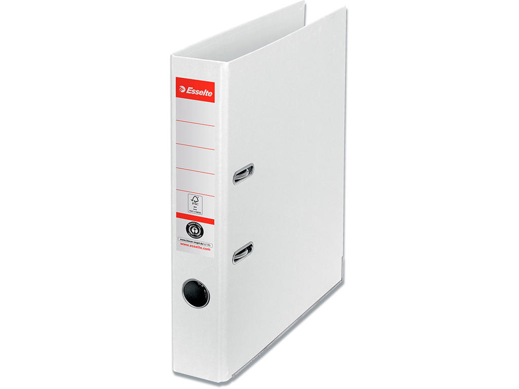 Brevordner, A4, 5 cm, Hvid, Esselte No.1 Smal