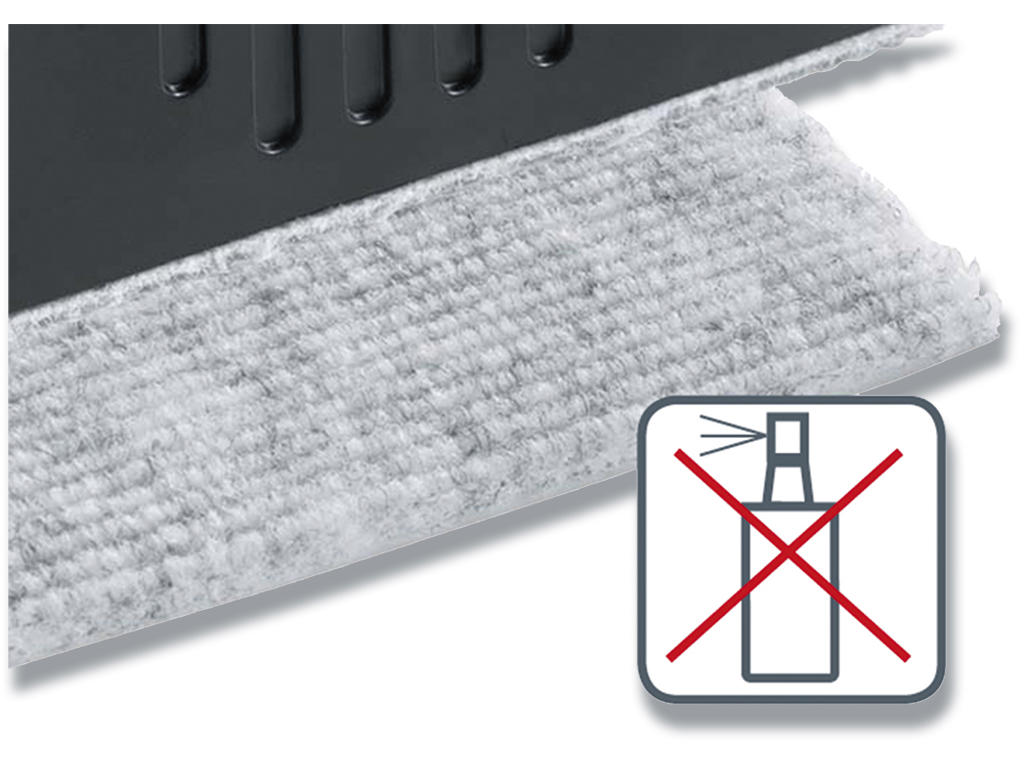 Tavlevisker refiler, Til whiteboards, 10 stk, Grå, Nobo 