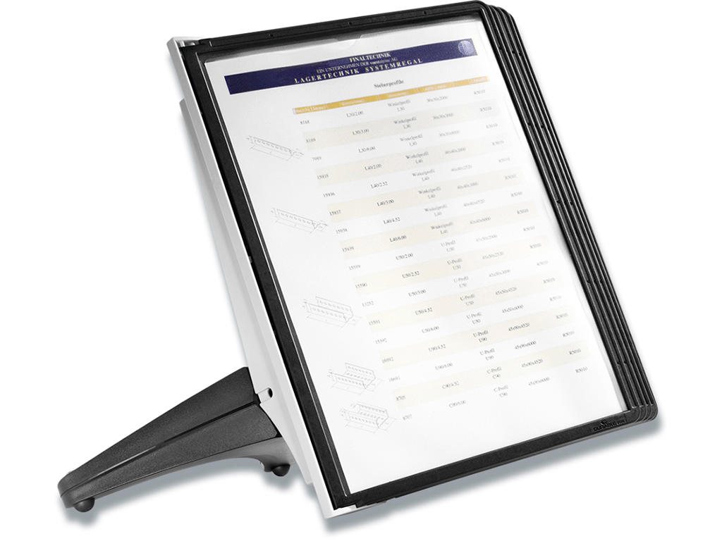 Registersystem, Bordmodel, Til 5 lommer (incl.), A4, Durable SHERPA SOHO 5