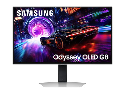 Samsung G81SF computerskærm 68,6 cm (27") 3840 x 2160 pixel 4K Ultra HD OLED Sølv