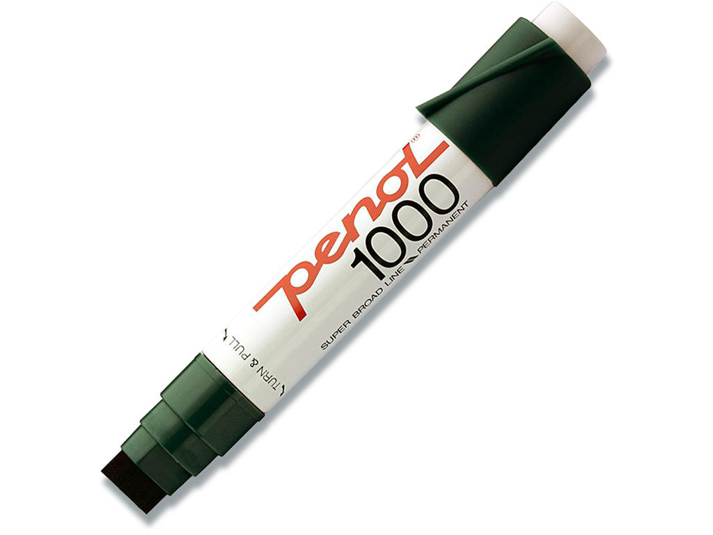 Marker, Skrå spids, 3-16 mm, Grøn, Penol 1000