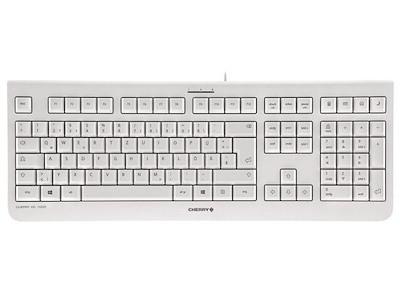 CHERRY KC 1000 tastatur Hjem USB Schweizisk Grå
